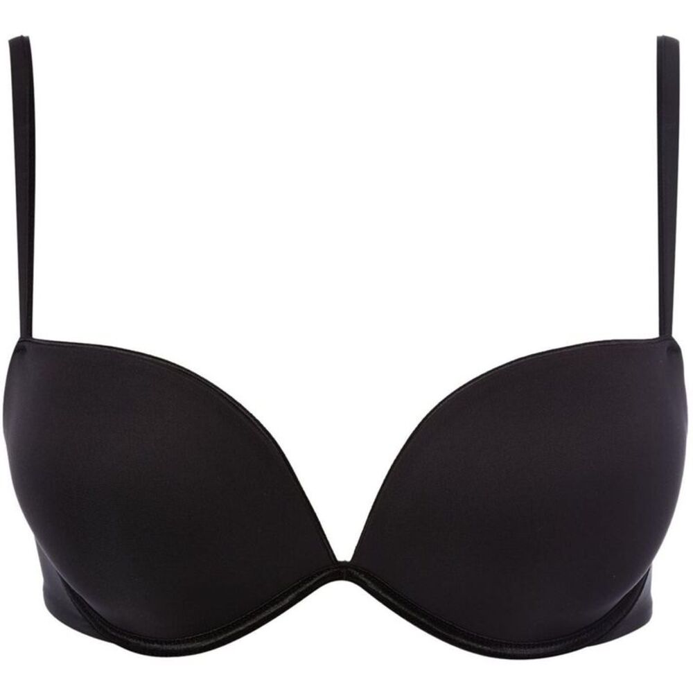 Wonderbra Womens/Ladies Effect Plunge Push Up Bra / Black